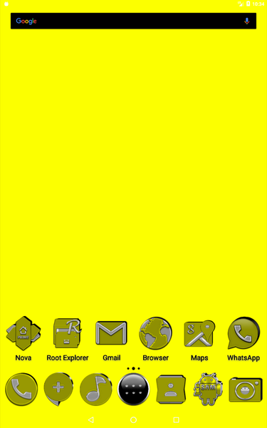 Yellow Icon Pack - عکس برنامه موبایلی اندروید
