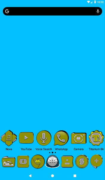 Yellow Icon Pack - عکس برنامه موبایلی اندروید