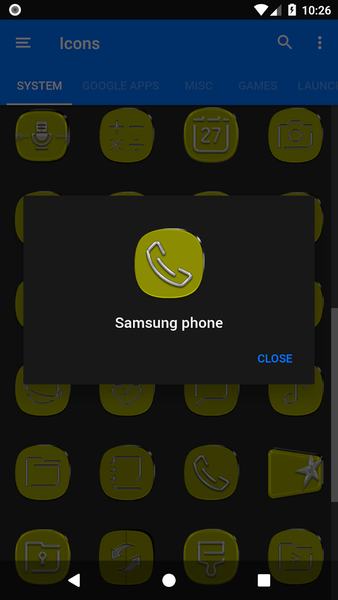 Yellow Icon Pack - عکس برنامه موبایلی اندروید