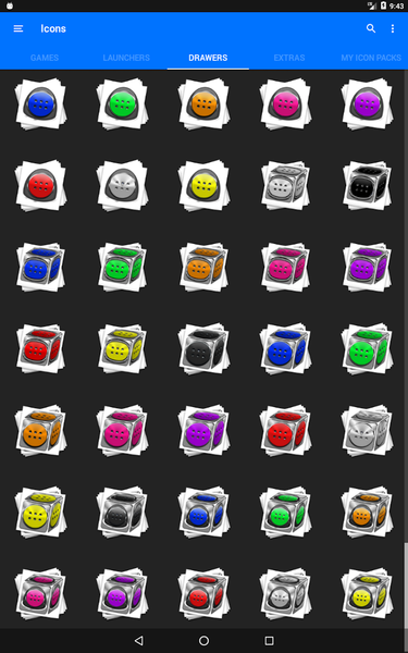 Yellow Icon Pack Style 3 - Image screenshot of android app