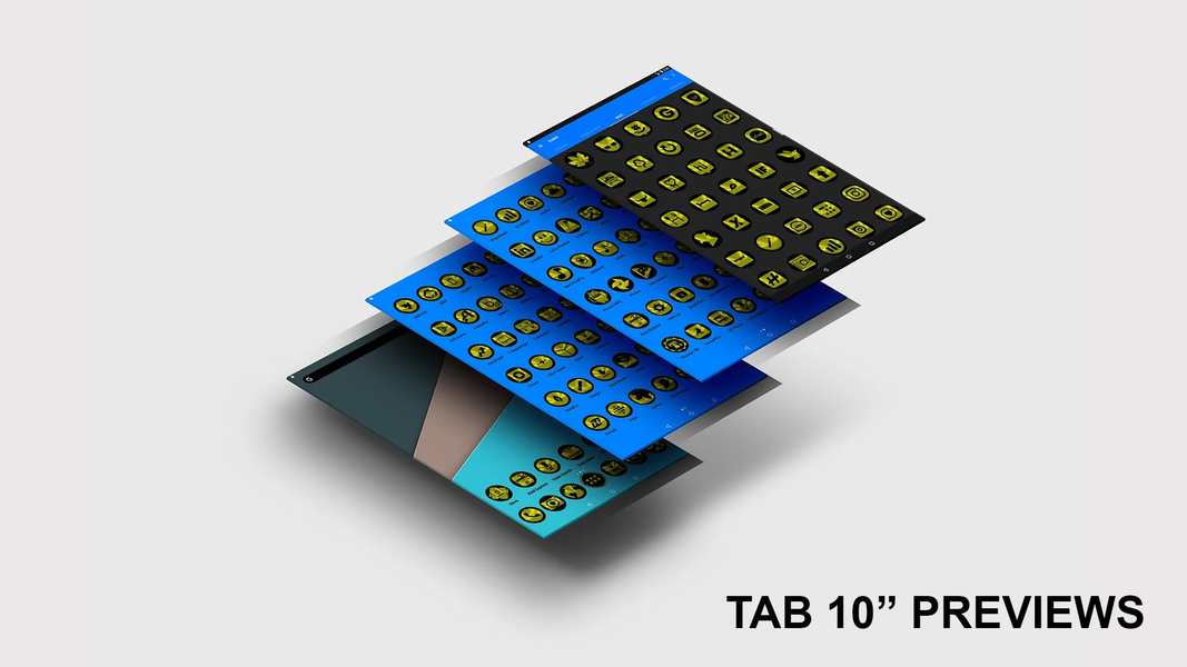 Oreo Yellow Icon Pack - عکس برنامه موبایلی اندروید