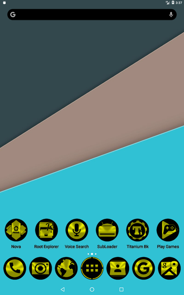 Oreo Yellow Icon Pack - عکس برنامه موبایلی اندروید