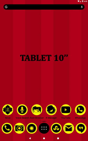 Oreo Yellow Icon Pack P2 - Image screenshot of android app