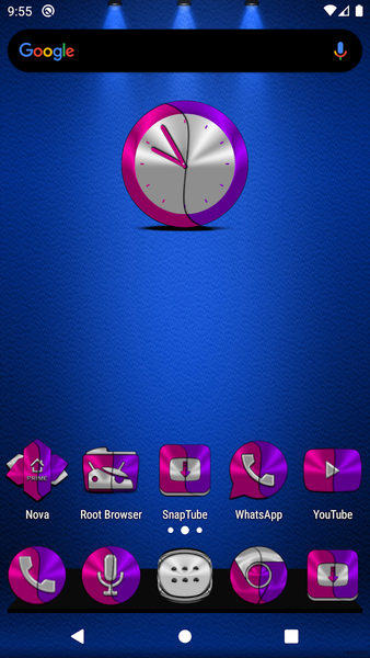 Pink and Purple Icon Pack - Image screenshot of android app