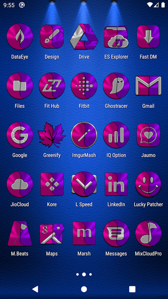 Pink and Purple Icon Pack - عکس برنامه موبایلی اندروید