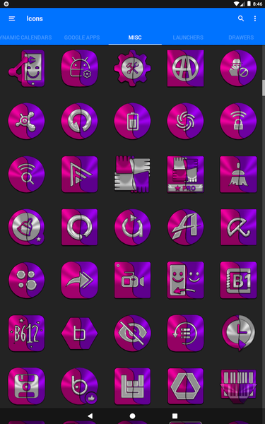 Pink and Purple Icon Pack - عکس برنامه موبایلی اندروید