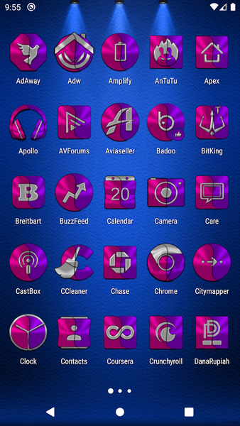 Pink and Purple Icon Pack - Image screenshot of android app