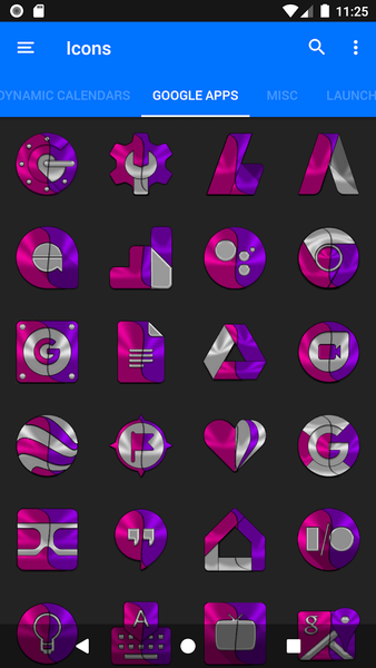 Pink and Purple Icon Pack - عکس برنامه موبایلی اندروید
