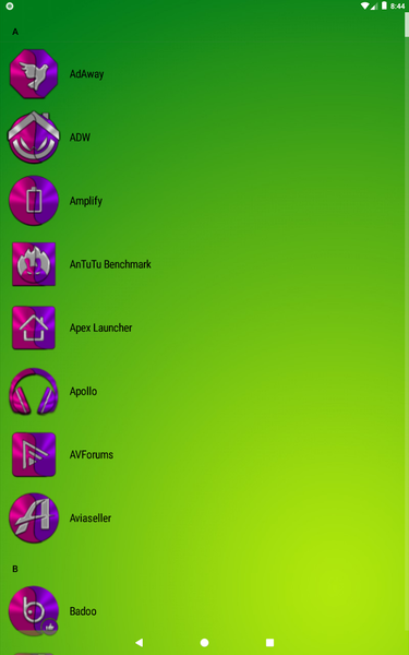 Pink and Purple Icon Pack - عکس برنامه موبایلی اندروید