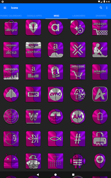 Pink and Purple Icon Pack - عکس برنامه موبایلی اندروید