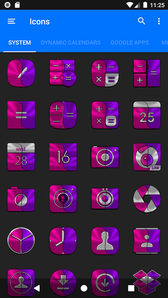 Pink and Purple Icon Pack - عکس برنامه موبایلی اندروید