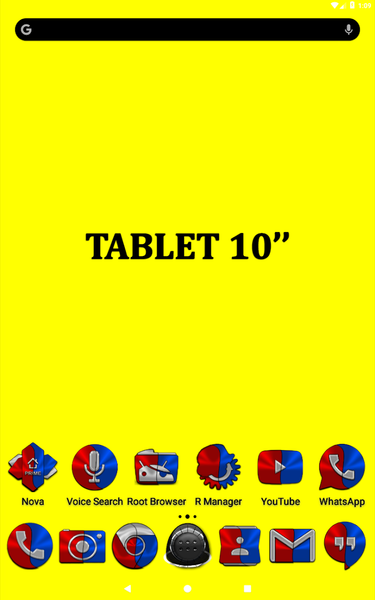 Red and Blue Icon Pack - عکس برنامه موبایلی اندروید