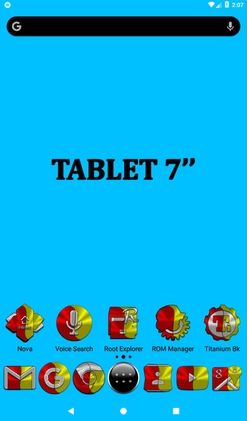 Red and Yellow Icon Pack - Image screenshot of android app