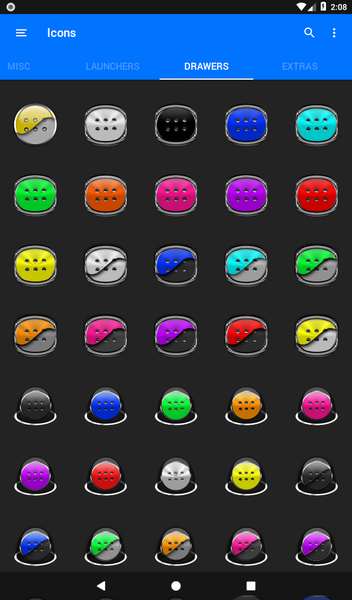 Red and Yellow Icon Pack - Image screenshot of android app