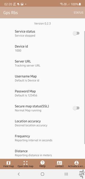 ردیاب و موقعیت یاب GPS-روبینا سرور - عکس برنامه موبایلی اندروید