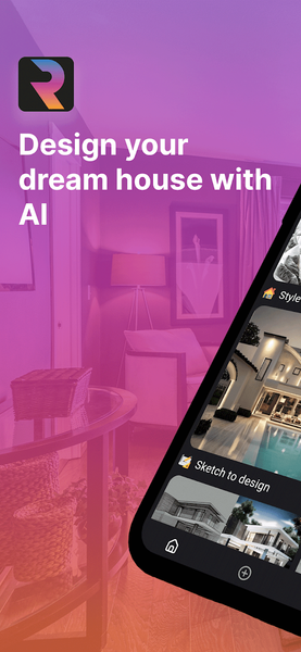 RoomStylerAI - Interior Design - عکس برنامه موبایلی اندروید