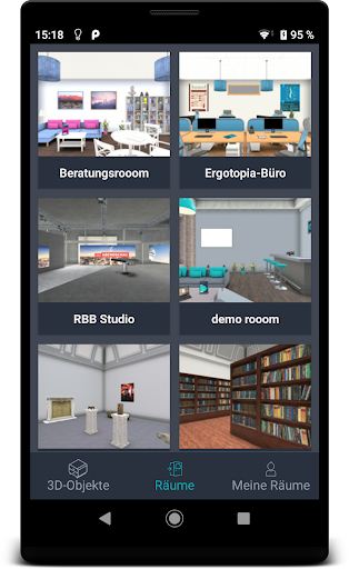 rooom – ۳D, AR & VR Platform - عکس برنامه موبایلی اندروید