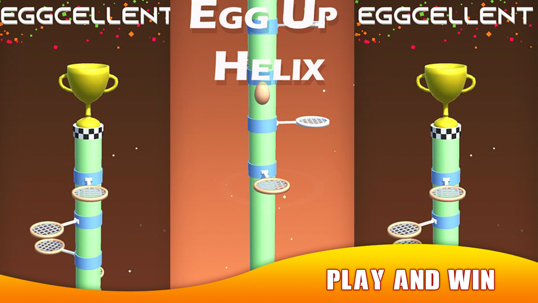 Egg Up Helix - Gameplay image of android game