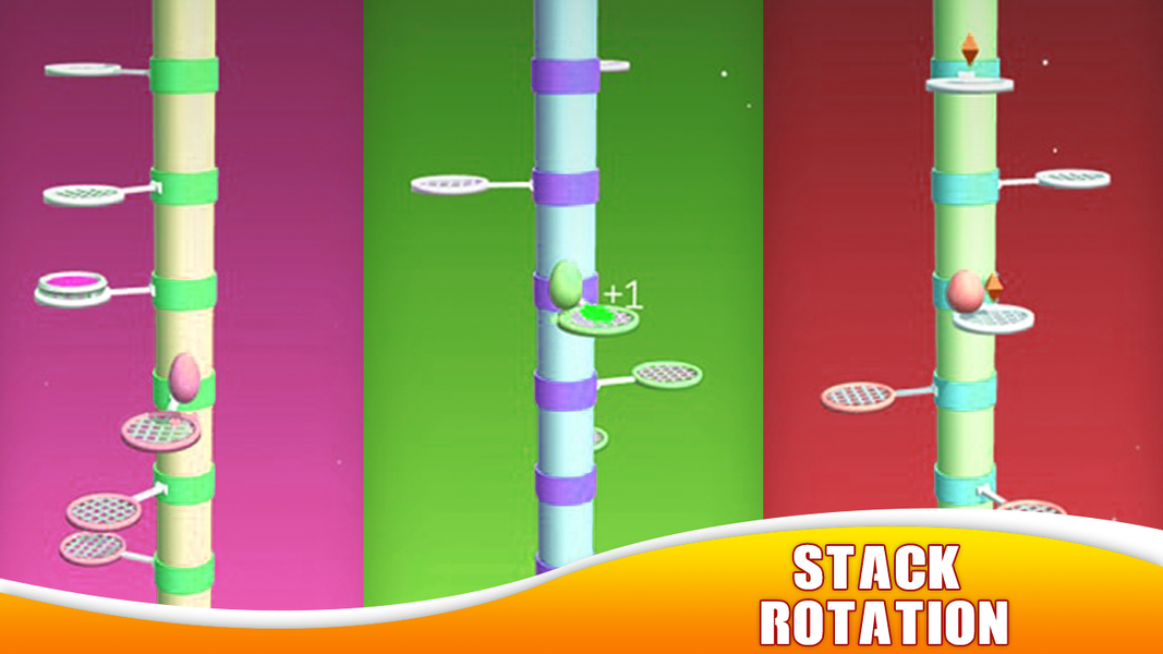 Egg Up Helix - Gameplay image of android game