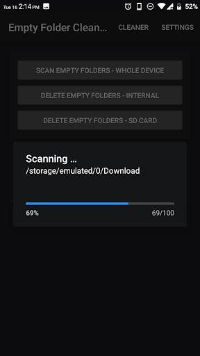 Empty Folder Cleaner - Image screenshot of android app