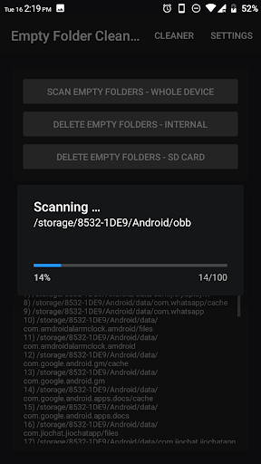 Empty Folder Cleaner - Image screenshot of android app