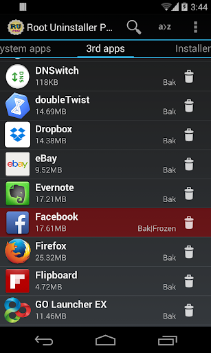 Root Uninstaller - Image screenshot of android app