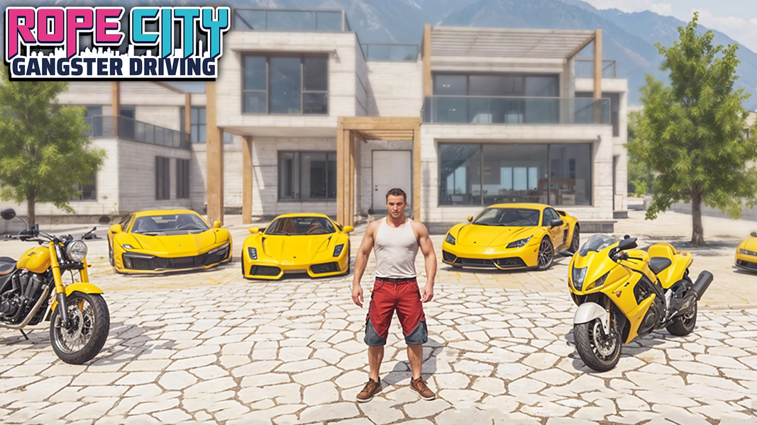 Rope City Gangster Open World - عکس بازی موبایلی اندروید