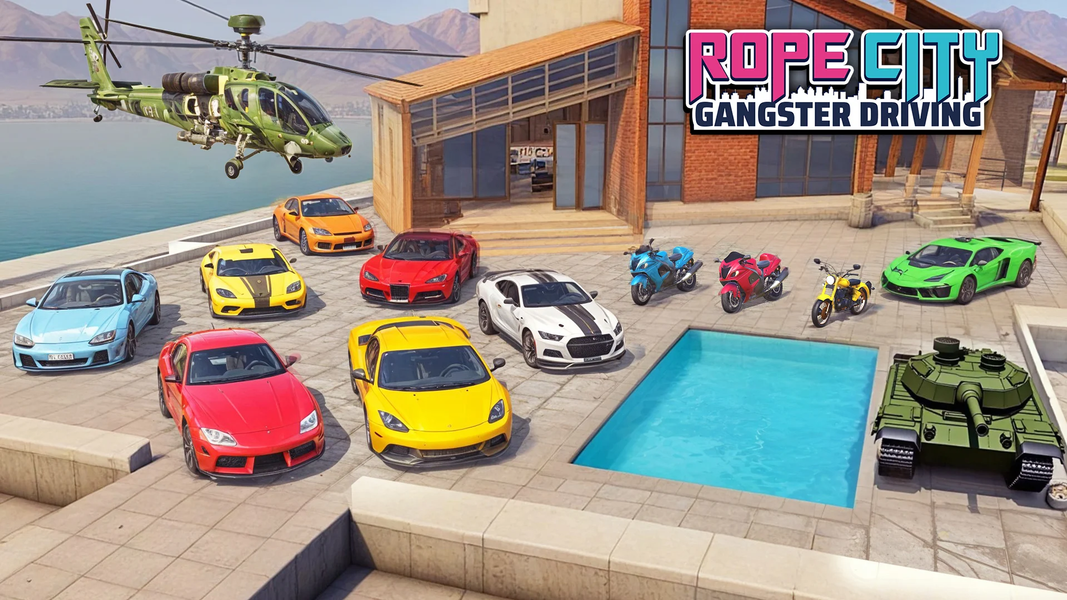 Rope City Gangster Open World - عکس بازی موبایلی اندروید