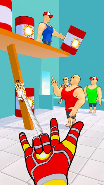 Ragdoll Web Smash & Crash - Gameplay image of android game