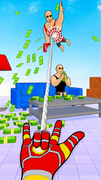 Ragdoll Web Smash & Crash - Gameplay image of android game