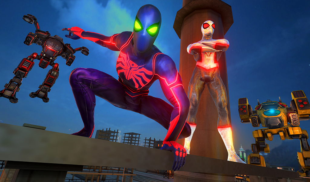 Rope Spider Hero - Spider Game - عکس بازی موبایلی اندروید