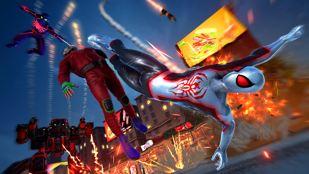 Rope Spider Hero - Spider Game - عکس بازی موبایلی اندروید