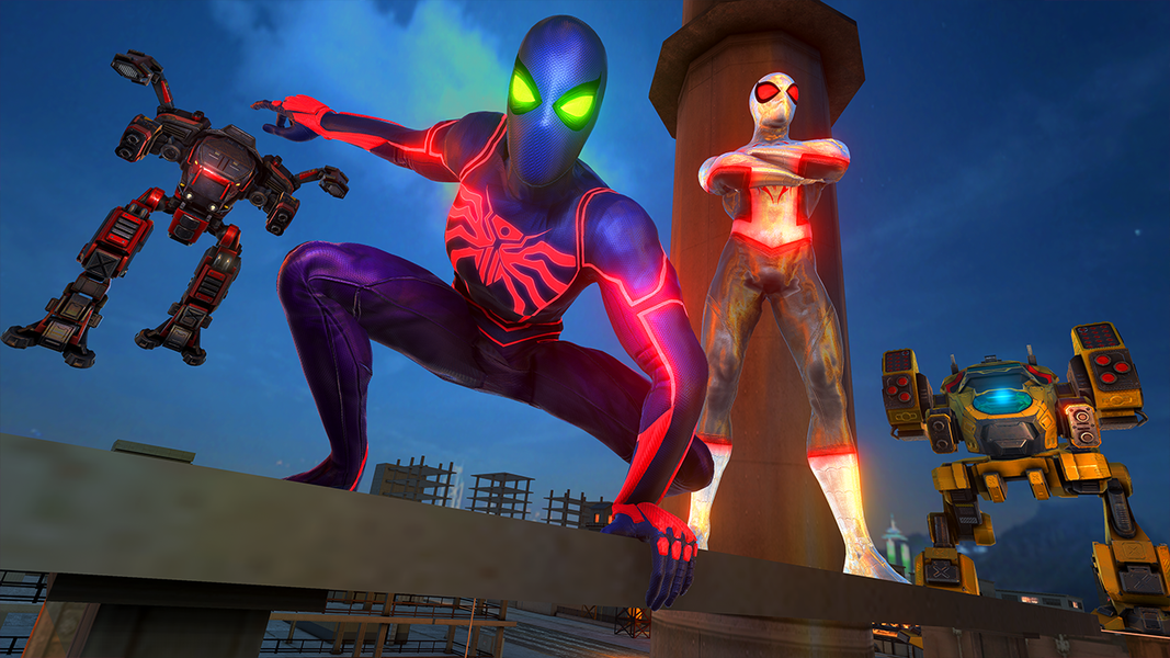 Rope Spider Hero - Spider Game - عکس بازی موبایلی اندروید