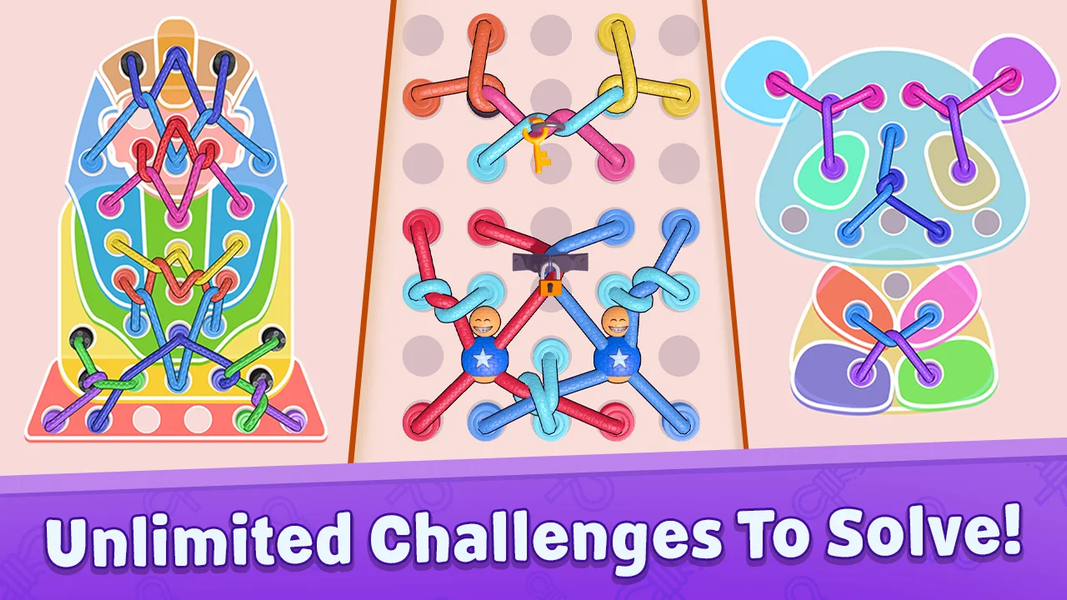 Rope Untie: Tangle Master - عکس بازی موبایلی اندروید