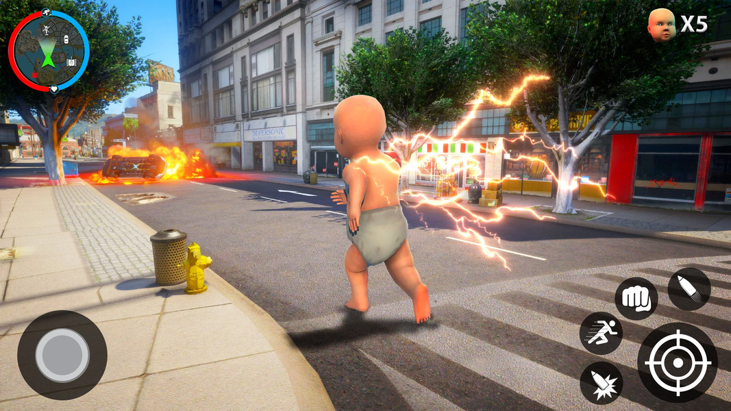 Baby Vice Town Spider Fighting - عکس بازی موبایلی اندروید