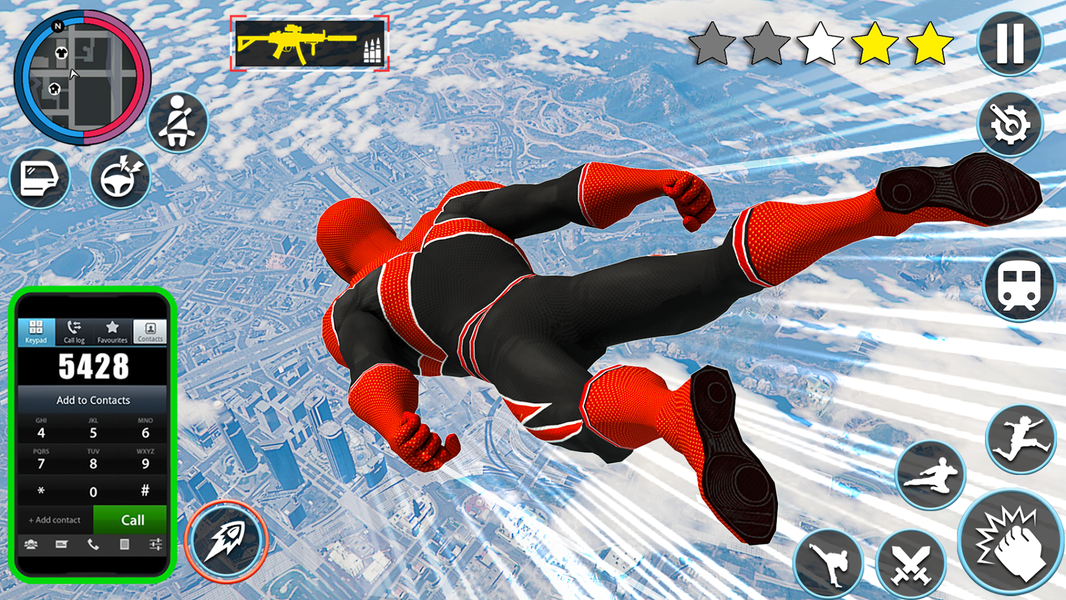 Super Rope Hero City of Crime - عکس بازی موبایلی اندروید