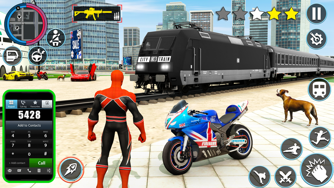 Super Rope Hero City of Crime - عکس بازی موبایلی اندروید