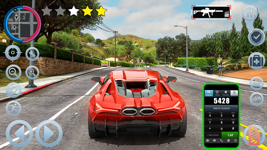 Super Rope Hero Crime Mafia 3D - Gameplay image of android game