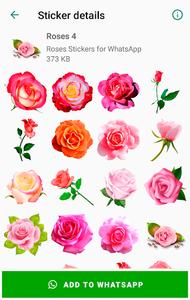 Roses 🌹 Flowers Stickers 💐🌷🌺🌸🌼 WastickerApps - عکس برنامه موبایلی اندروید