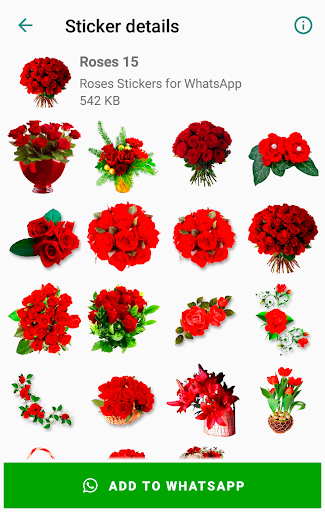 Roses 🌹 Flowers Stickers 💐🌷🌺🌸🌼 WastickerApps - عکس برنامه موبایلی اندروید
