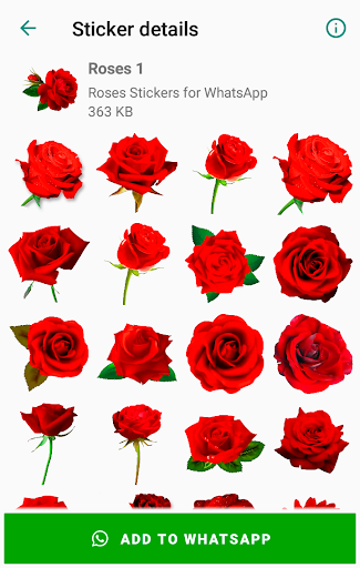 Roses 🌹 Flowers Stickers 💐🌷🌺🌸🌼 WastickerApps - Image screenshot of android app