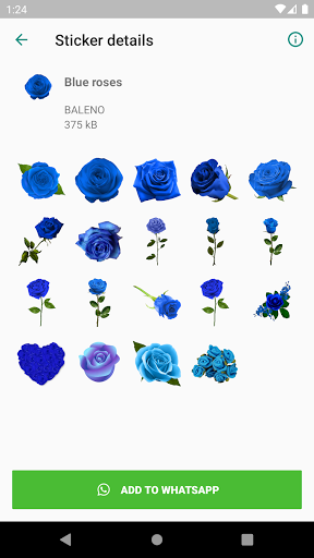 Roses Stickers - WAStickerApps - عکس برنامه موبایلی اندروید