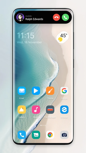 Dynamic Notification Bar - عکس برنامه موبایلی اندروید