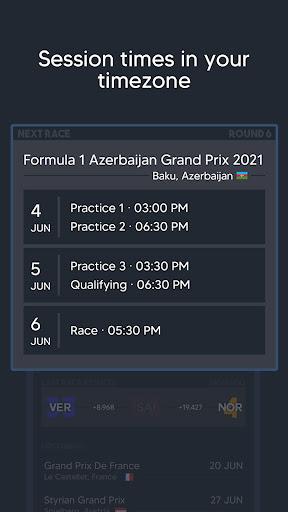 Rawe Ceek: Formula GP Calendar - Image screenshot of android app