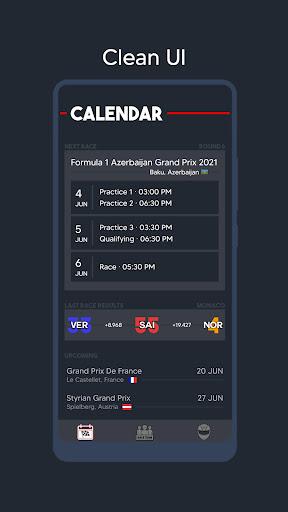Rawe Ceek: Formula GP Calendar - Image screenshot of android app