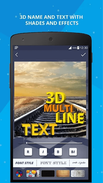 ۳D Name on Pics - ۳D Text - عکس برنامه موبایلی اندروید