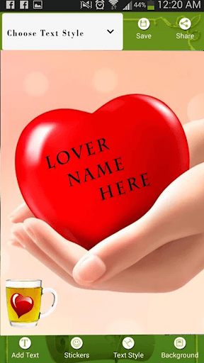 Name on Pics - Name Design - عکس برنامه موبایلی اندروید