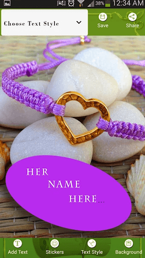 Name on Pics - Name Design - عکس برنامه موبایلی اندروید