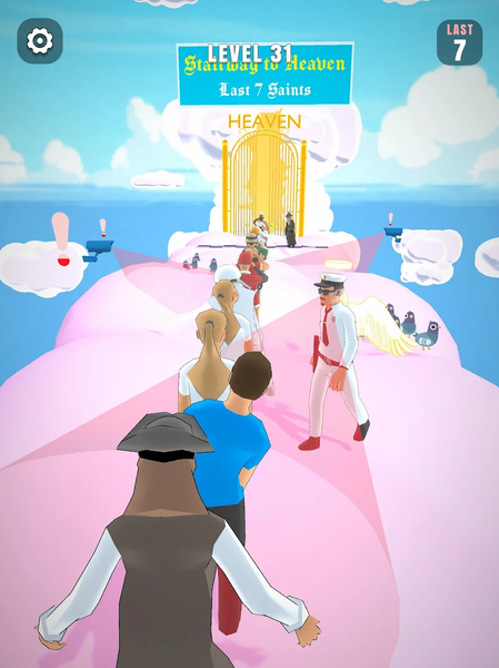 Queue Jumping - Gameplay image of android game