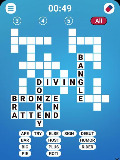 Word Fit Fill-In Crosswords - Gameplay image of android game